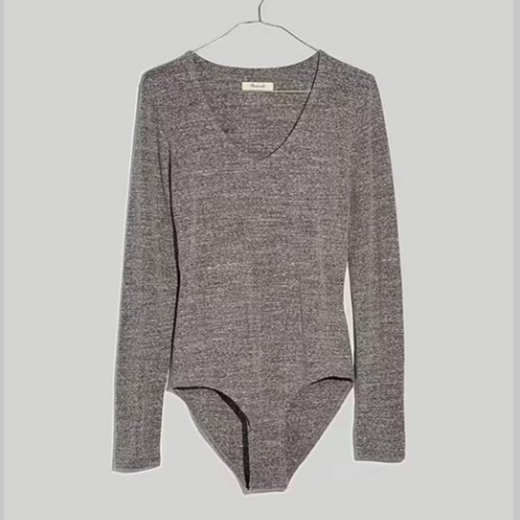 Madewell Tops - Madewell V-Neck Full-Coverage Bodysuit 4X
